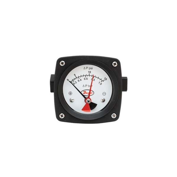 Differential Pressure Piston Type Gauge, Al 25 5PSI25Bar